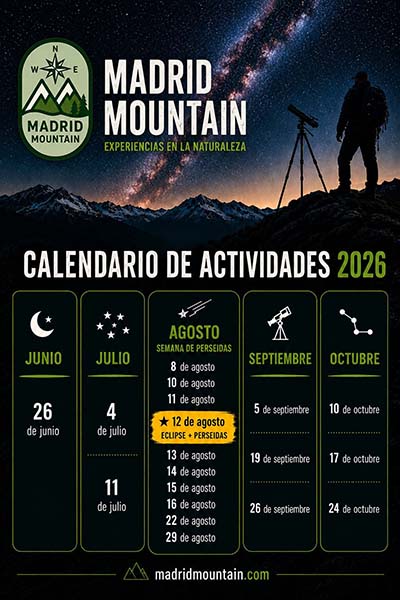 actividades especiales senderismo-estelar - Madrid Mountain